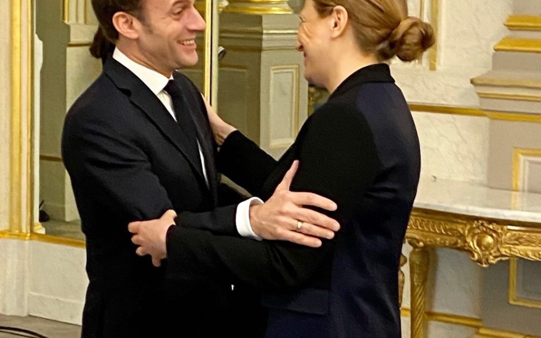 Accueil de la délégation Renaissance par le Président de la République