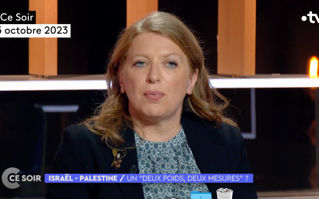 Israël, Palestine, « un deux poids, deux mesures » ? (Interview TV)